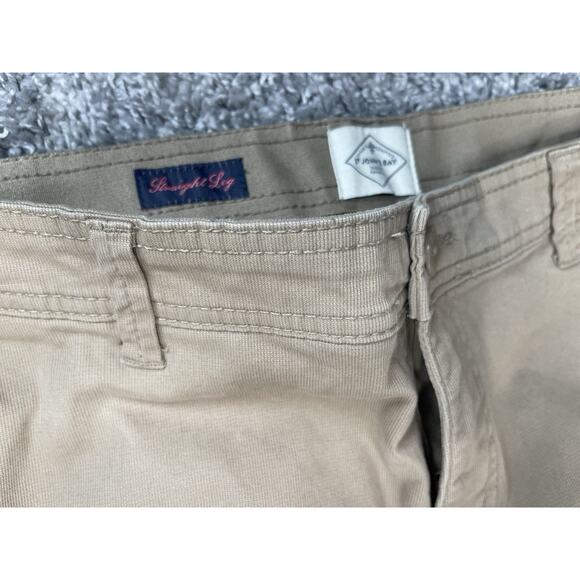 St Johns Bay Khaki Pants Size 12P Classic Apparel Fashion Pre-owned - Picture 2 of 14